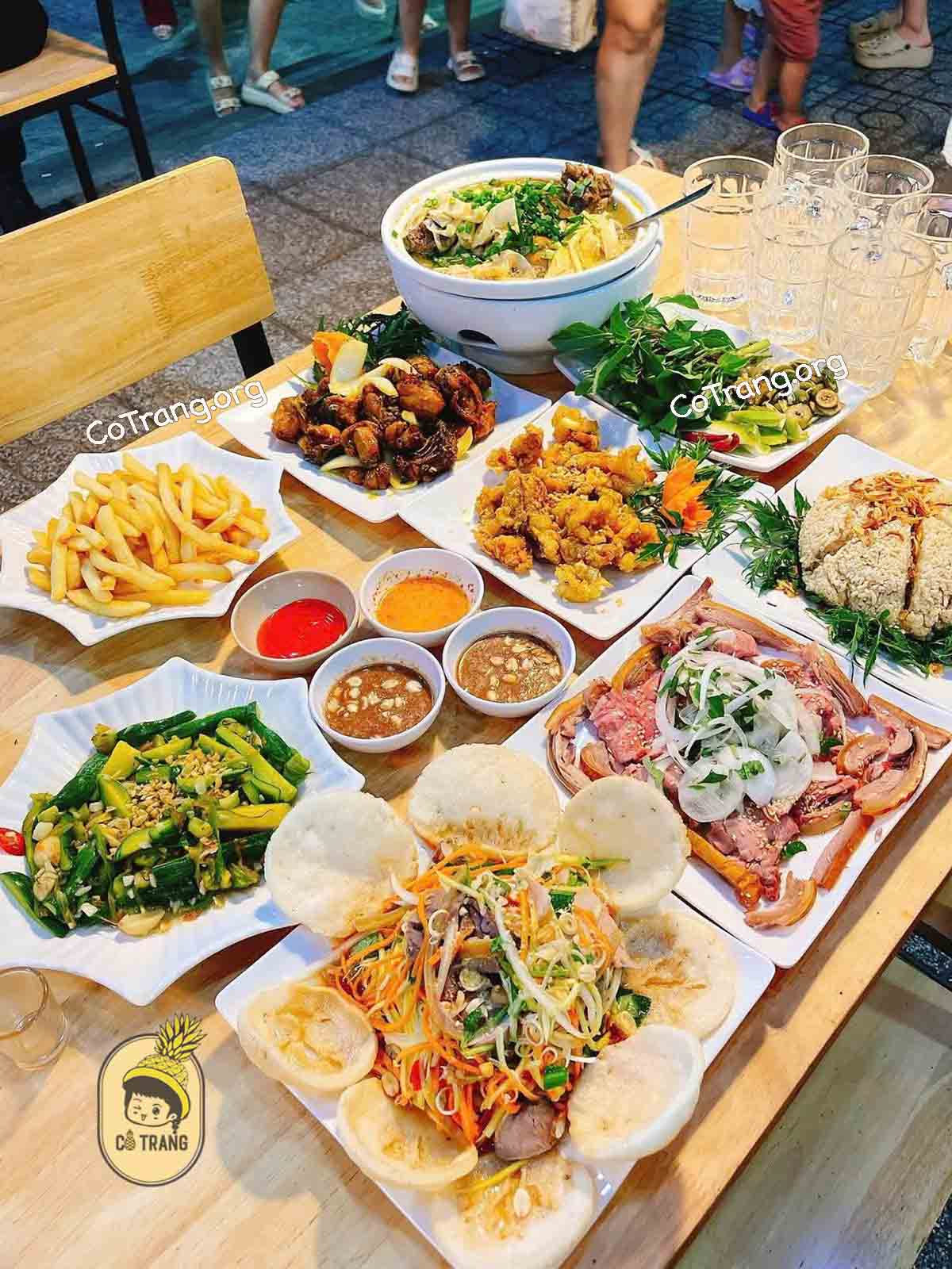 Menu Và Các Món Ăn Tại Hoa Sơn Bổn Quán, Vinh, Nghệ An