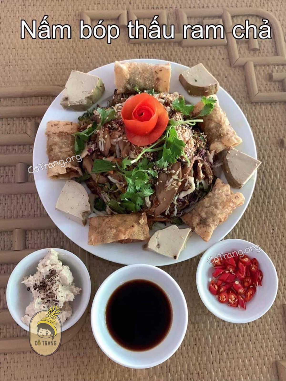 Các món ăn tại nhà hàng Bồ Đề Huế.