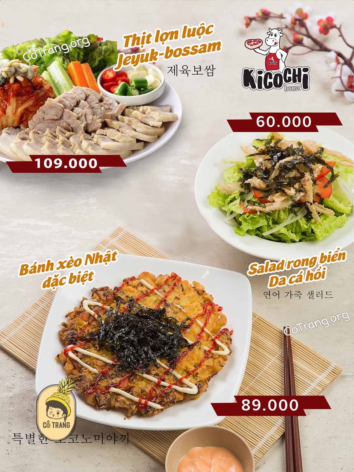 Menu Và Các Món Ăn Tại Kicochi House - Quảng Ngãi