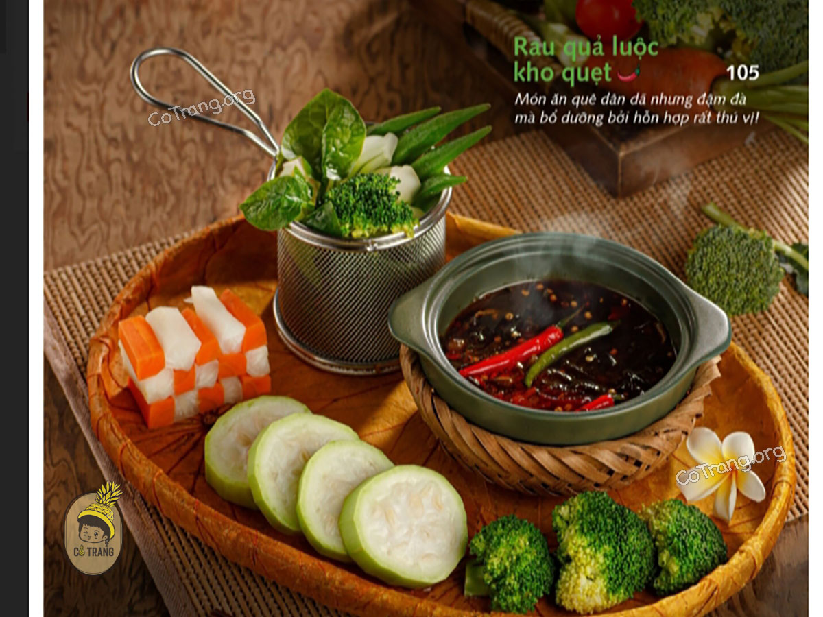 Menu các món ăn tại An Nhiên Garden Vegetarian Huế
