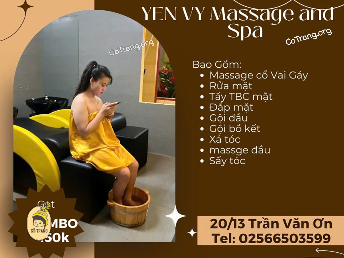 Bảng Giá Và Các Dịch Vụ Tại Yến Vy Spa, Quy Nhơn