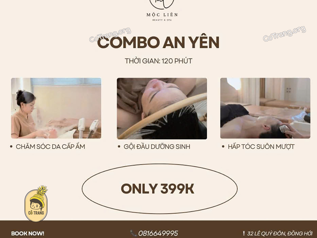Các Dịch Vụ Tại Mộc Liên Spa, Đồng Hới