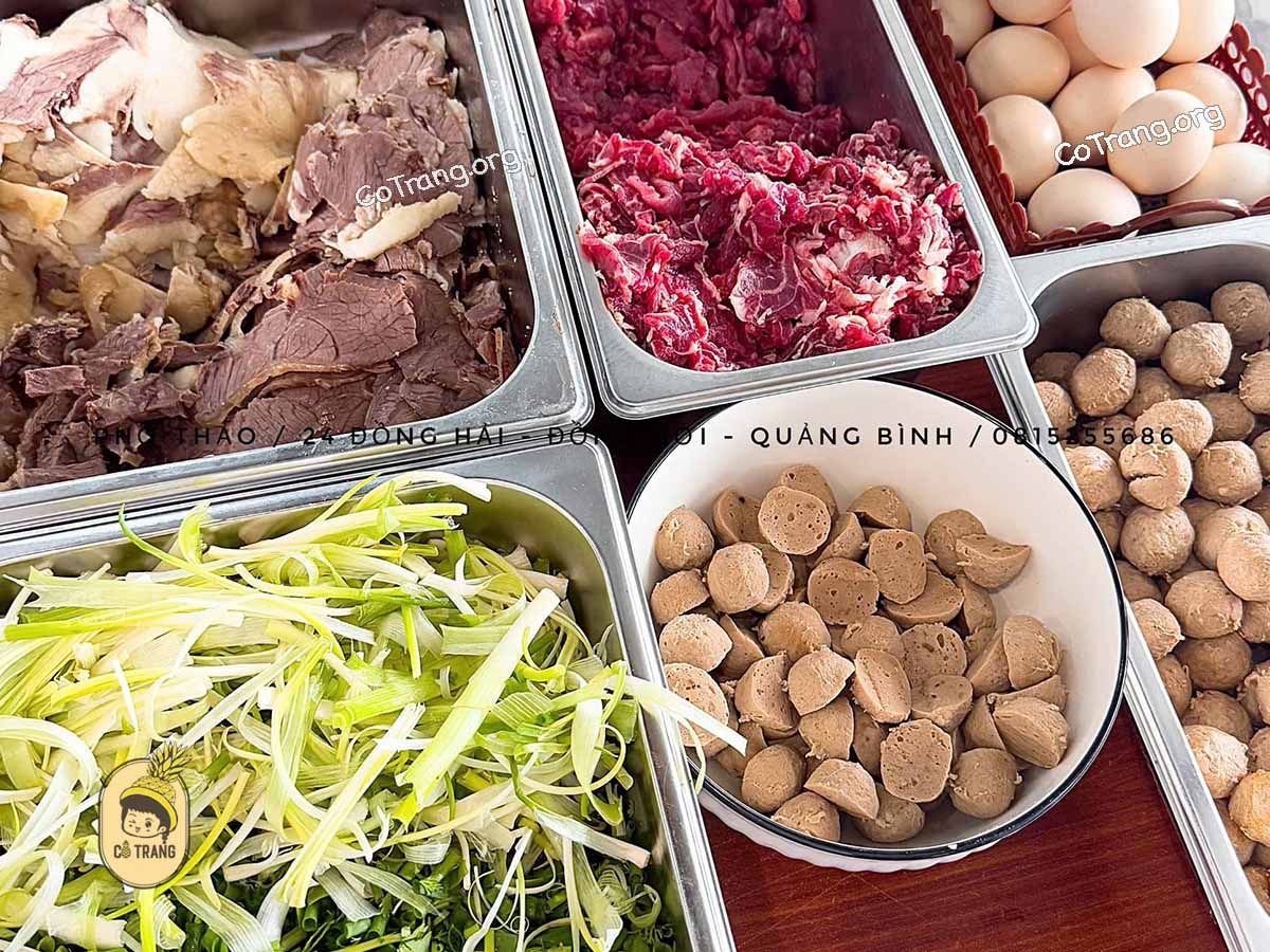 Các Món Ăn Tại Phở Thảo, Đồng Hới