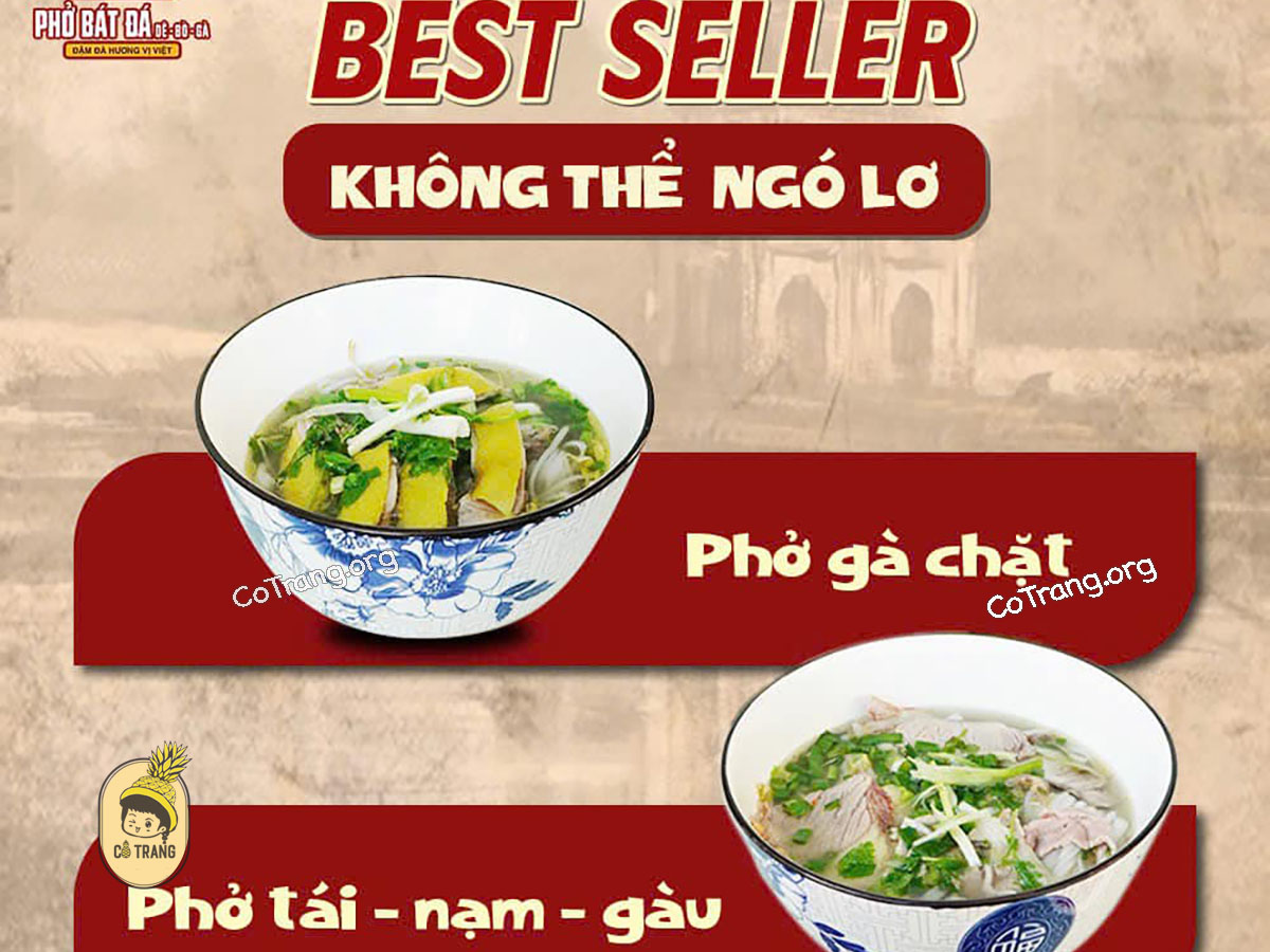 Menu Và Các Món Ăn Tại Phở Bát Đá, Quảng Ngãi