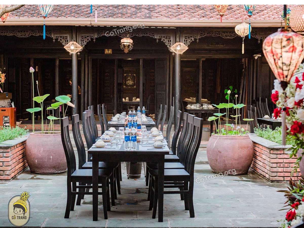 Không gian thực tế tại Nhà Hàng Bếp Xưa Đà Nẵng