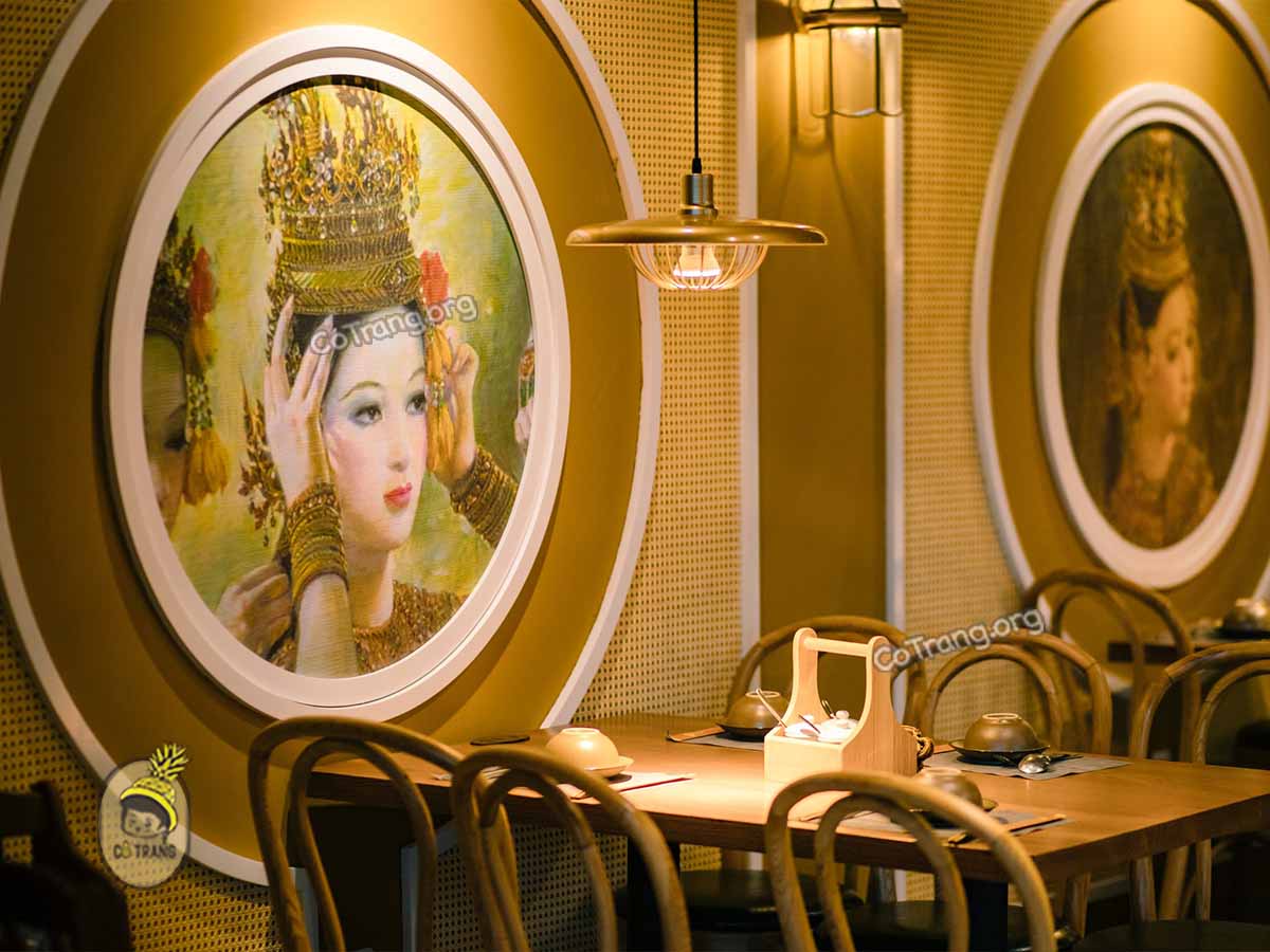 Không gian thực tế tại The Thai Cuisine Đà Lạt