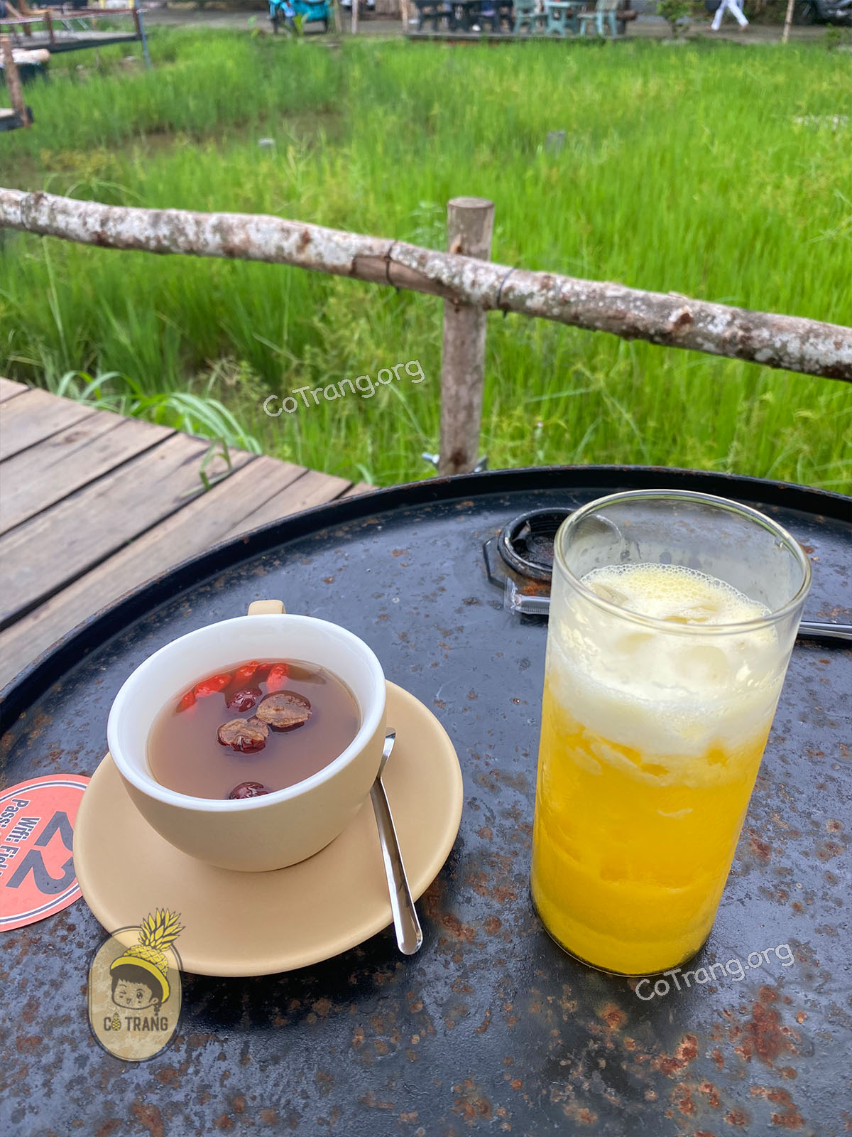 Menu thức uống thực tế tại FIELD Coffee Đà Nẵng