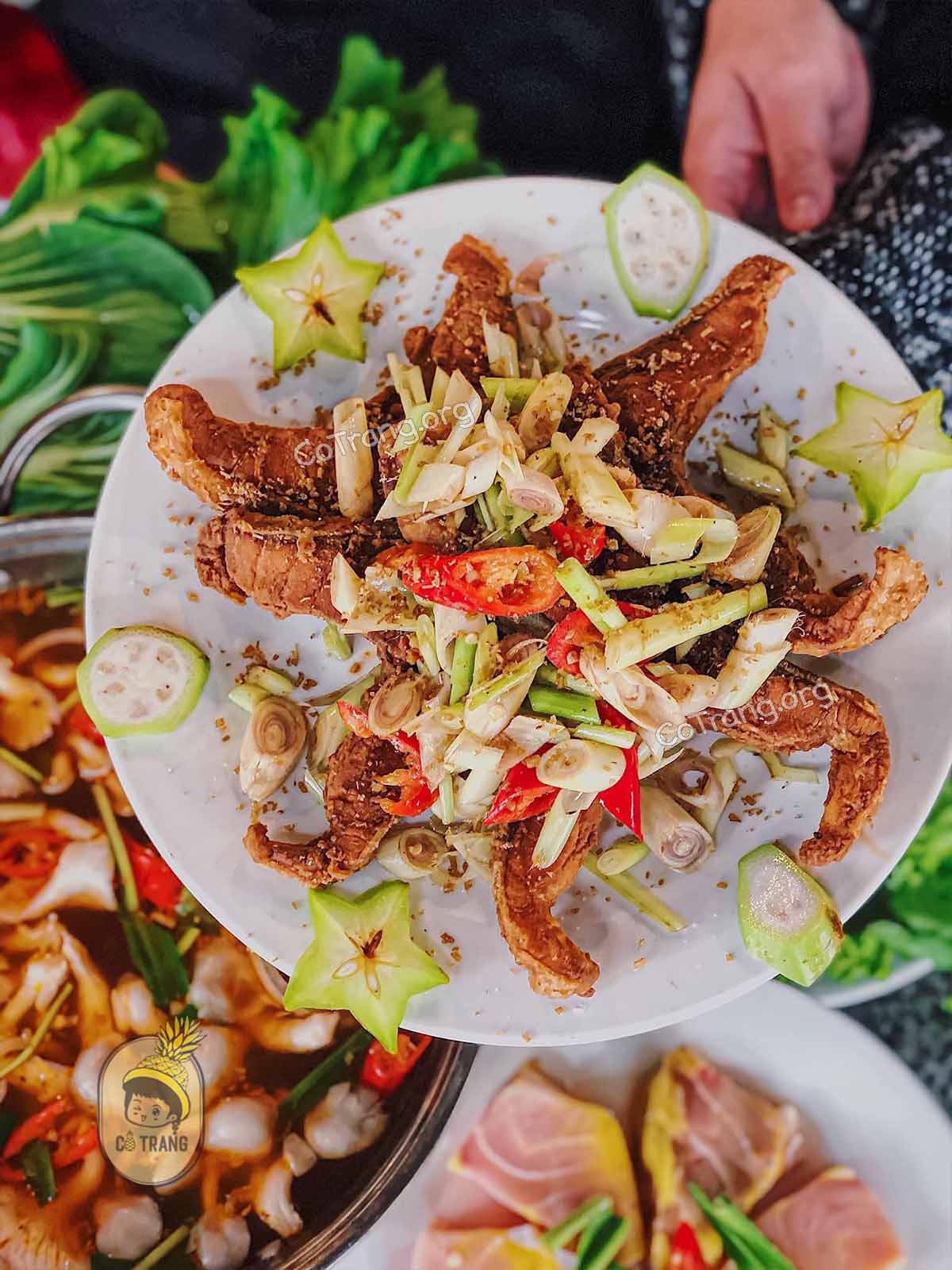 Menu tại Lẩu cá Tầm Ngư Sơn Đà Lạt 