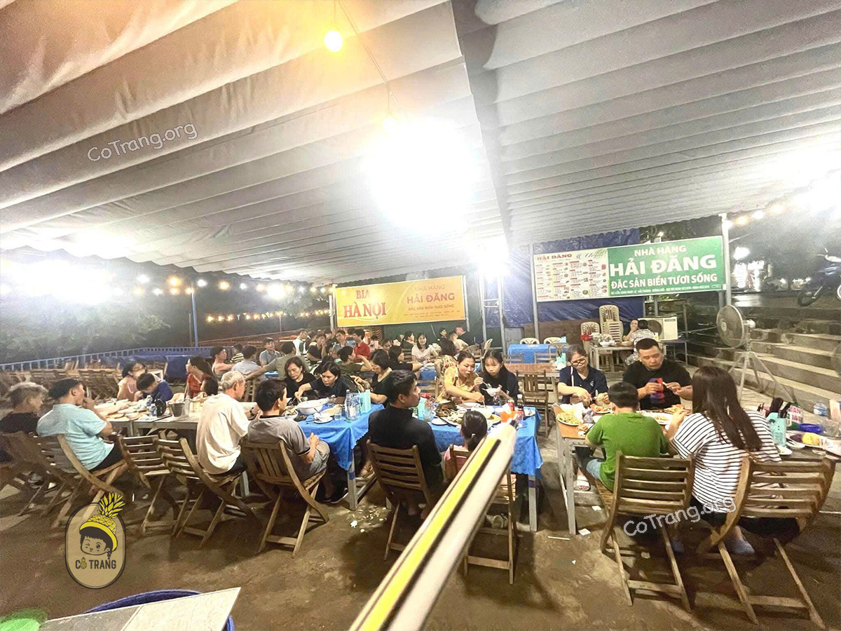 Không gian thực tế tại Quán Hải Đăng - Đồng Hới