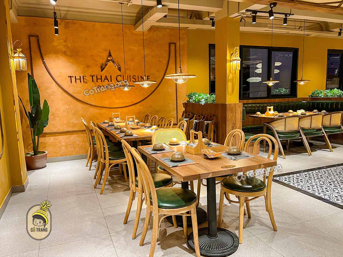 Không gian thực tế tại The Thai Cuisine Đà Lạt