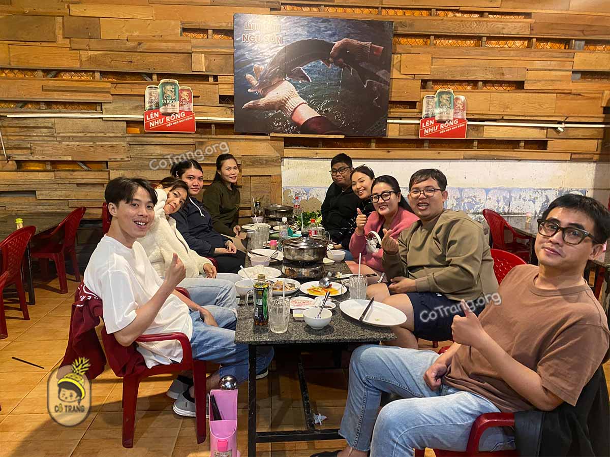 Không gian thực tế tại Lẩu cá Tầm Ngư Sơn Đà Lạt 