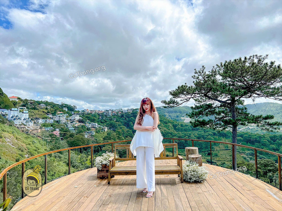 Không gian thực tế và góc check-in cưc sodeep tại Gió Đà Lạt The Coffee