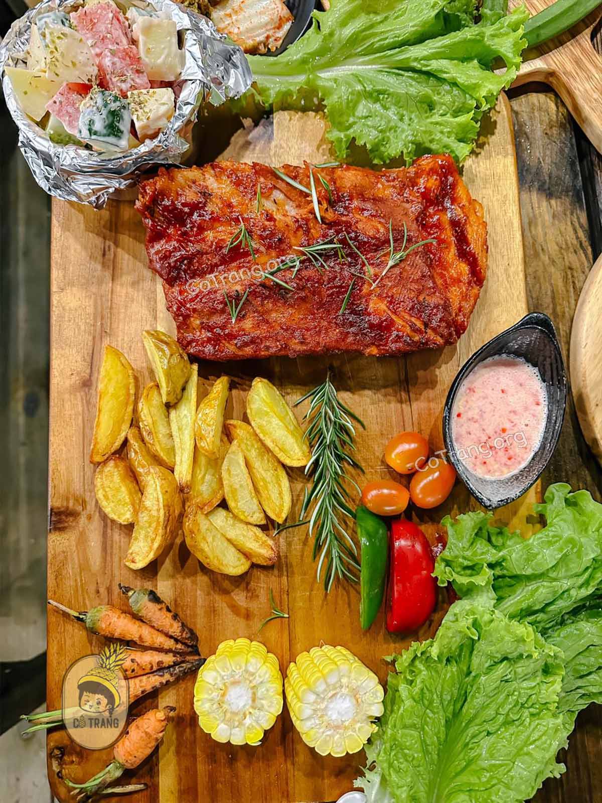 Menu thực đơn thực tế tại Thôn 330 Đà Lạt
