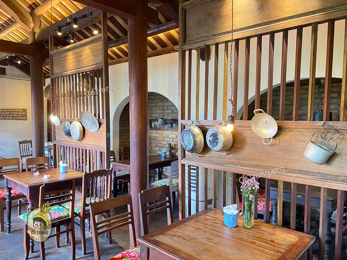 Không gian thực tế tại Cộng Cà Phê Hội An