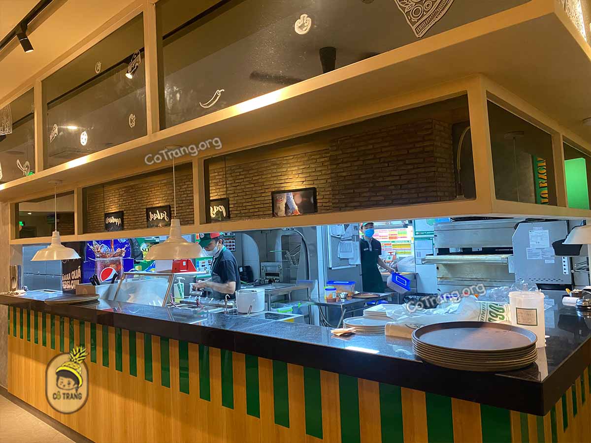 Không gian thực tế tại The Pizza Company Đà Nẵng