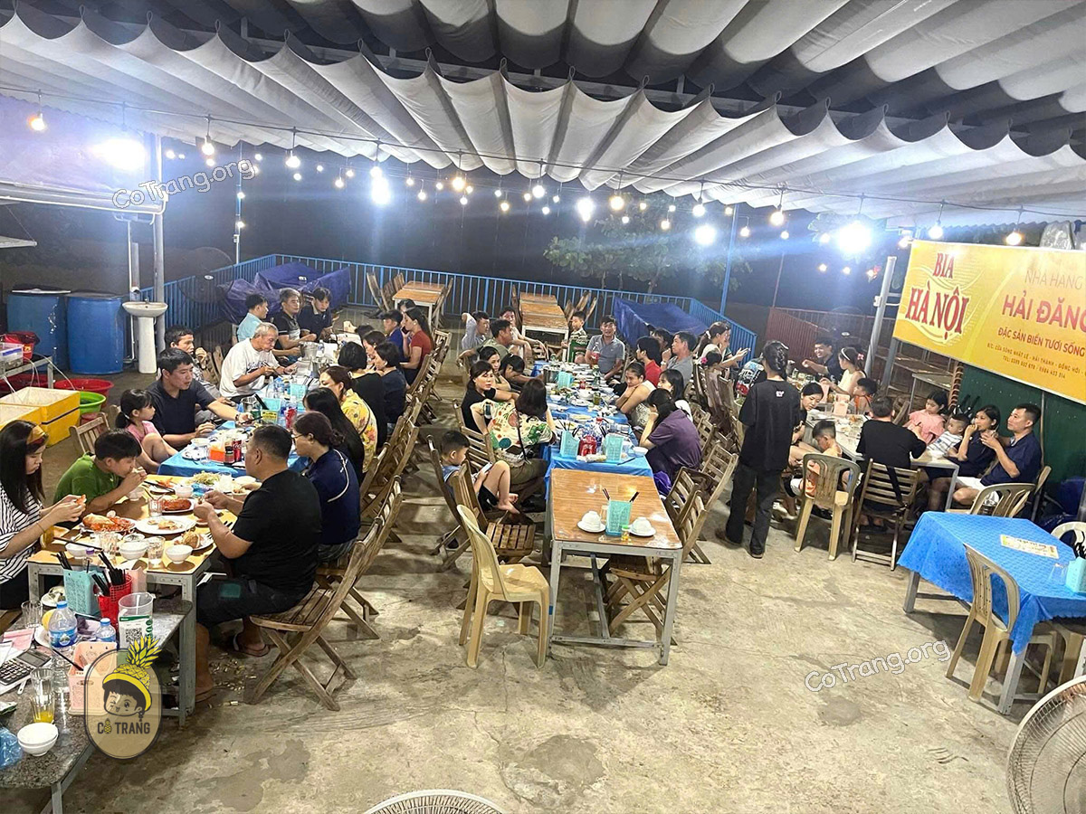 Không gian thực tế tại Quán Hải Đăng - Đồng Hới