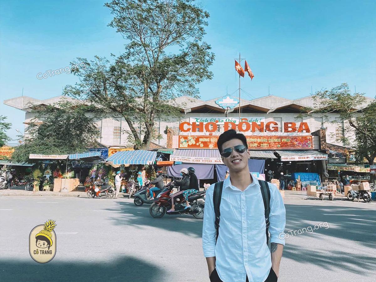 Hình ảnh Checkin tại chợ Đông Ba Huế