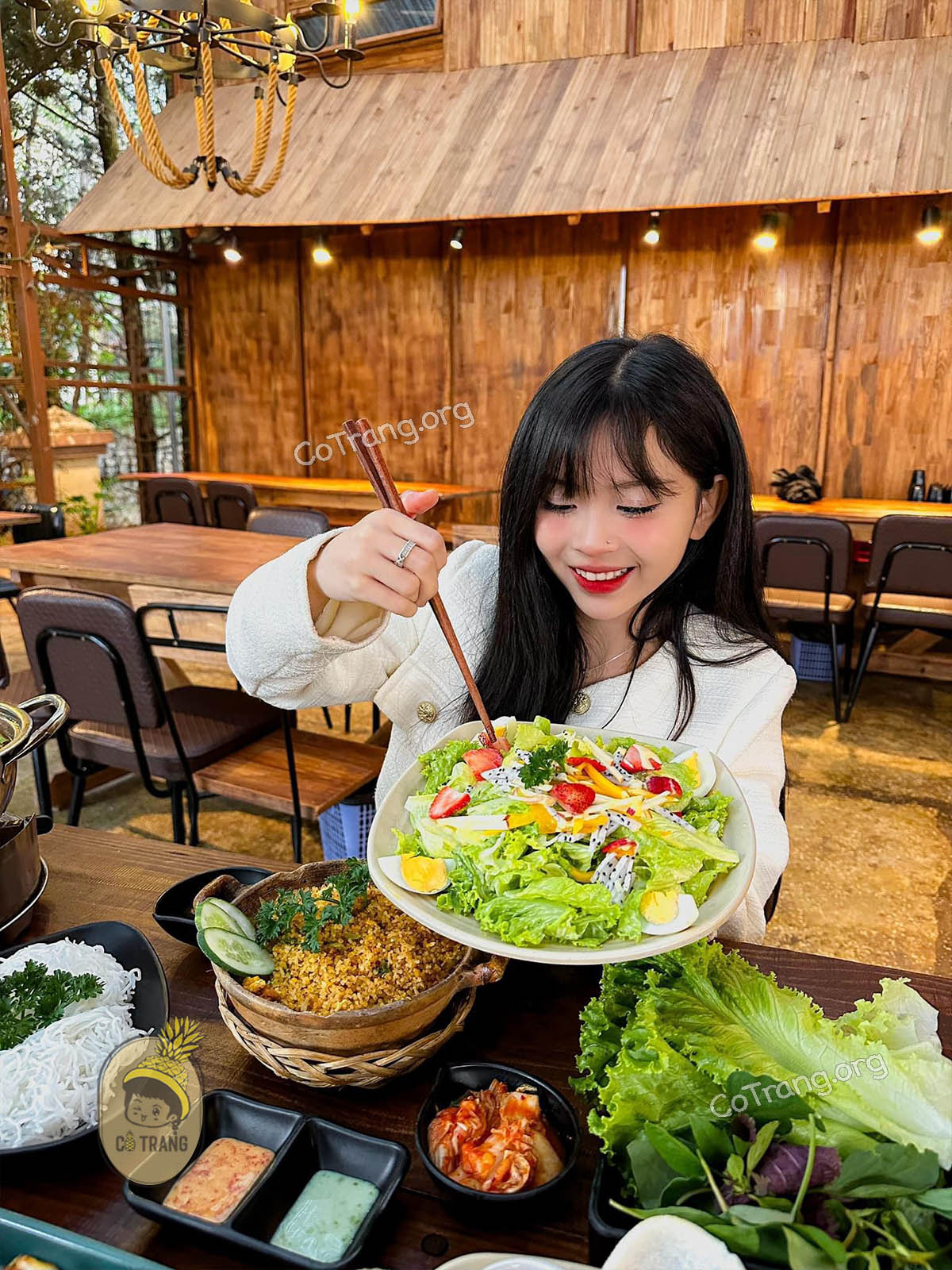 Menu thực đơn và món ăn thực tế tại Túi Nướng Lavender Đà Lạt