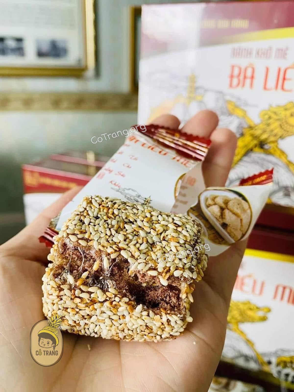Hình ảnh thực tế Bánh Khô Mè Đà Nẵng