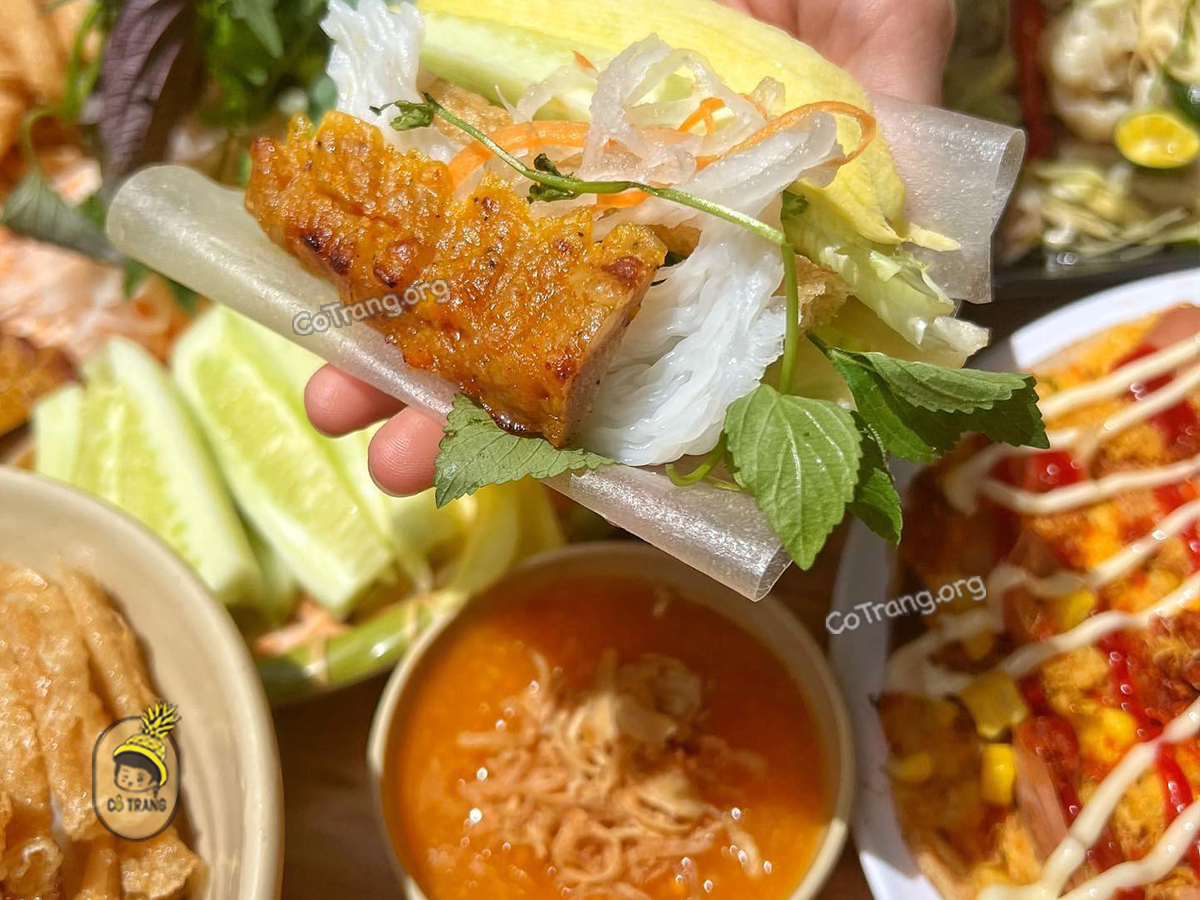Hình ảnh thực tế Nem Nướng Nha Trang