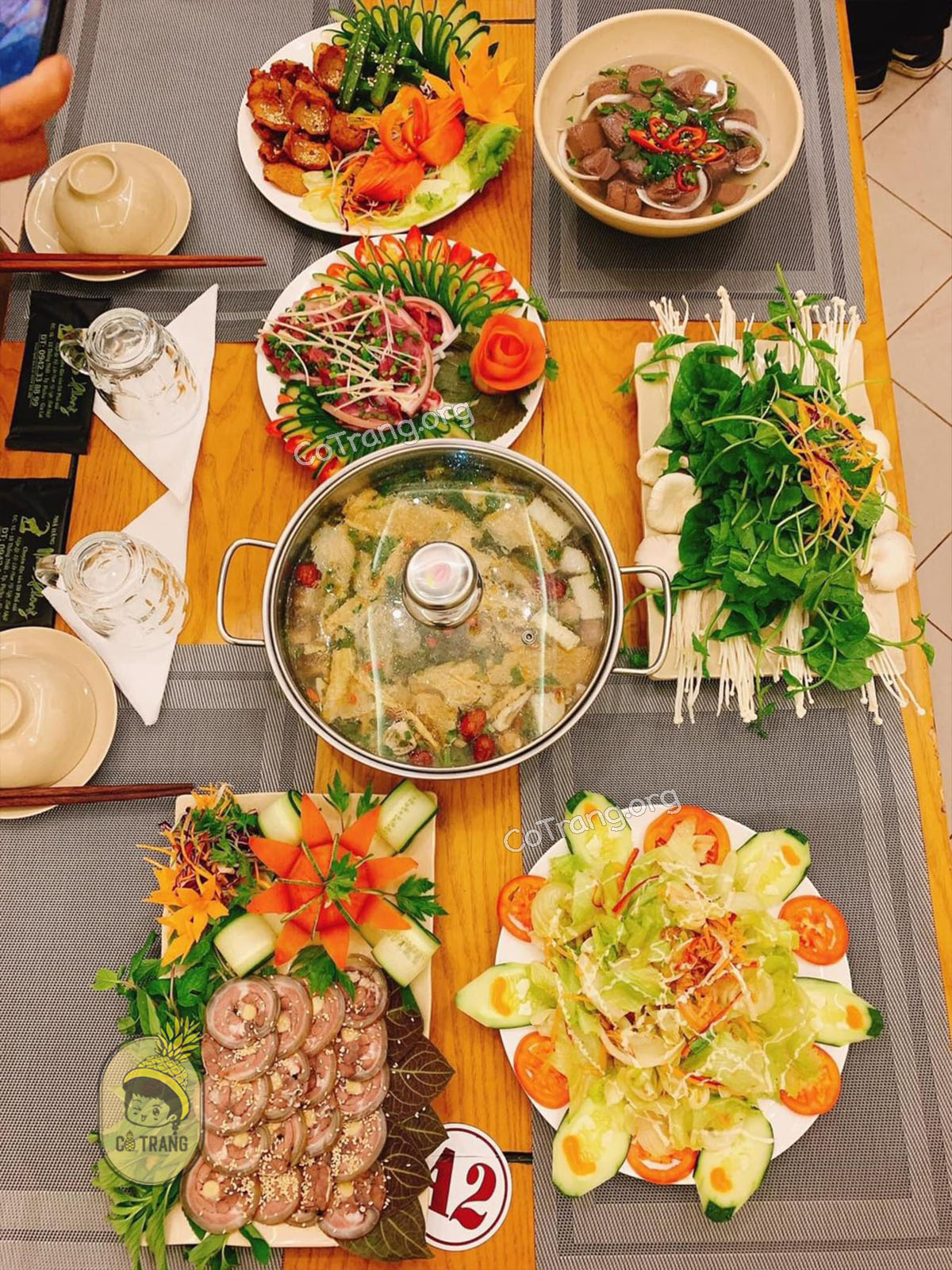 Menu thực đơn và món ăn thực tế tại Dê Núi Năm Phong Gia Lai