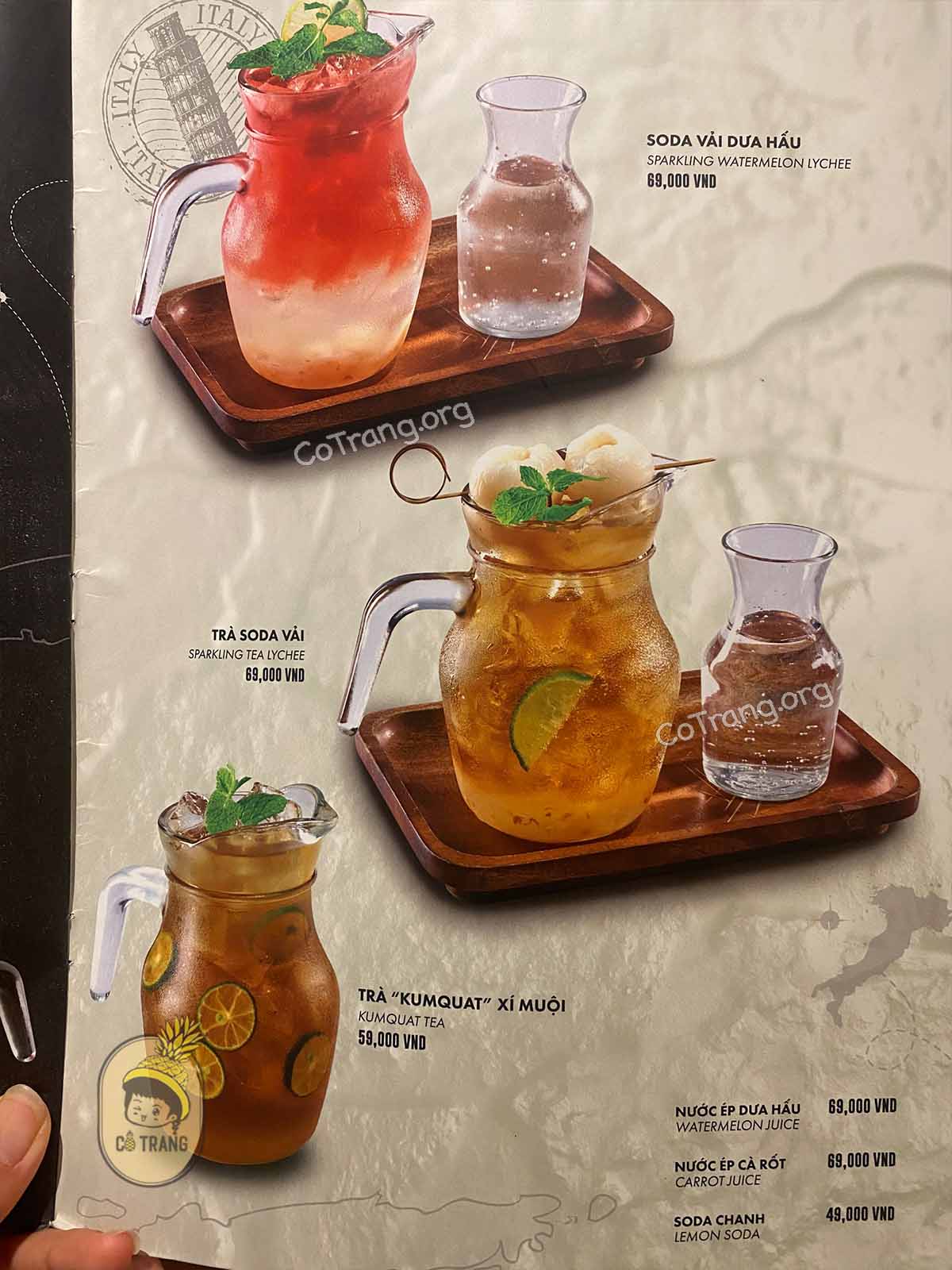 Menu tế tại The Pizza Company Nguyễn Văn Linh - Đà Nẵng