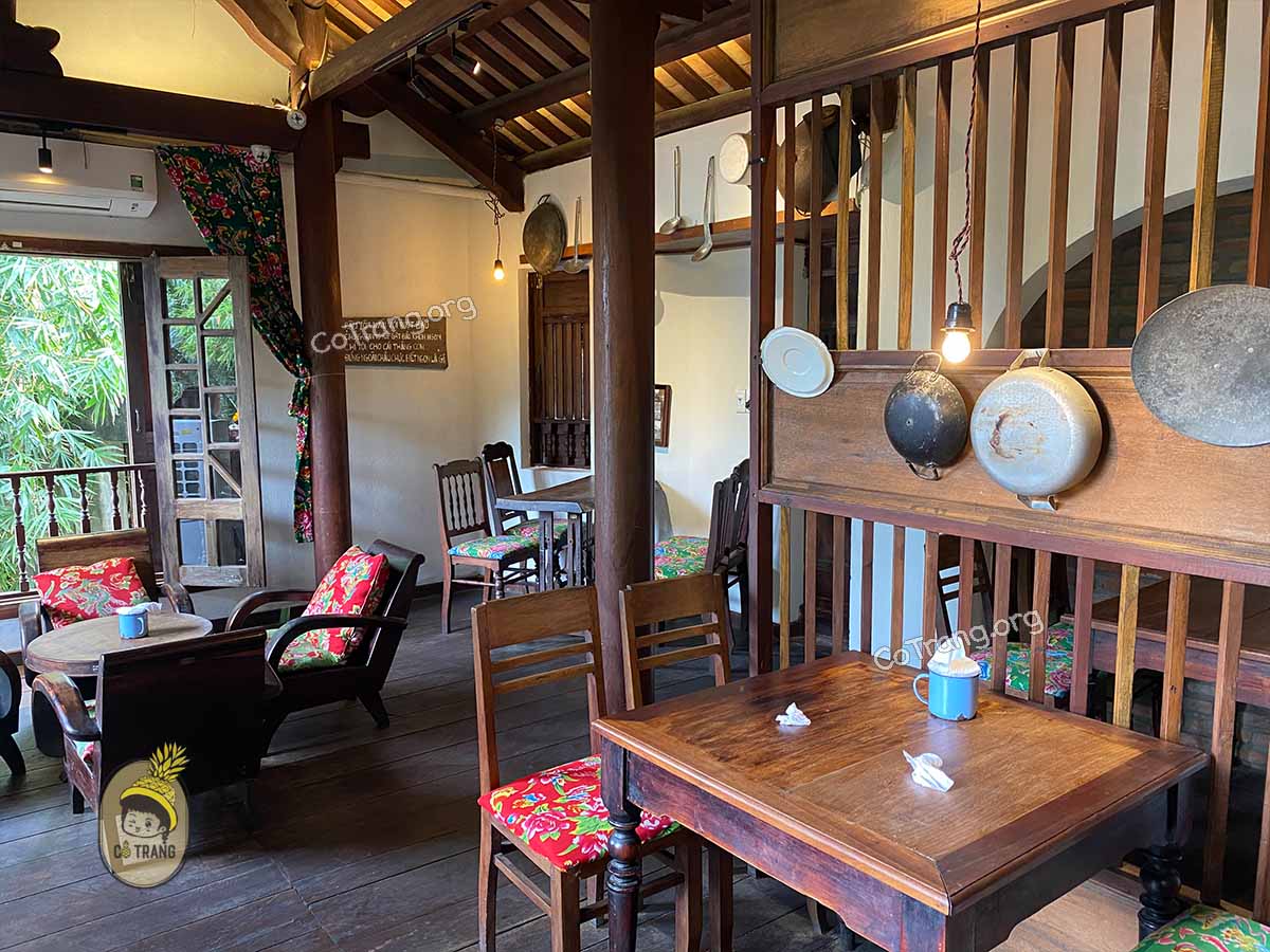 Không gian thực tế tại Cộng Cà Phê Hội An