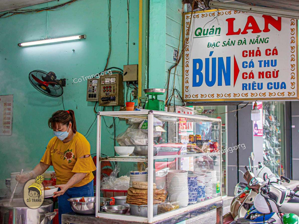 Một số quán Bún Chả Cá Đà Nẵng