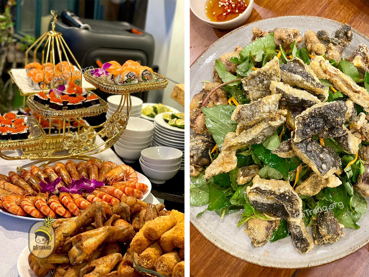 Menu thực đơn và món ăn thực tế tại Nhà Hàng Ngói Nâu Gia Lai