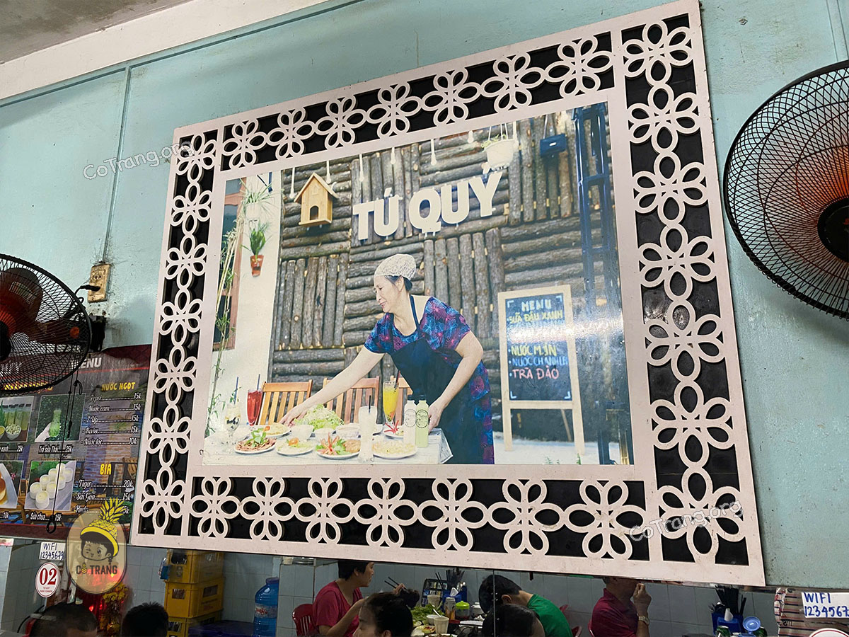 Không gian thực tế tại Bánh Khoái Tứ Quý - Đồng Hới