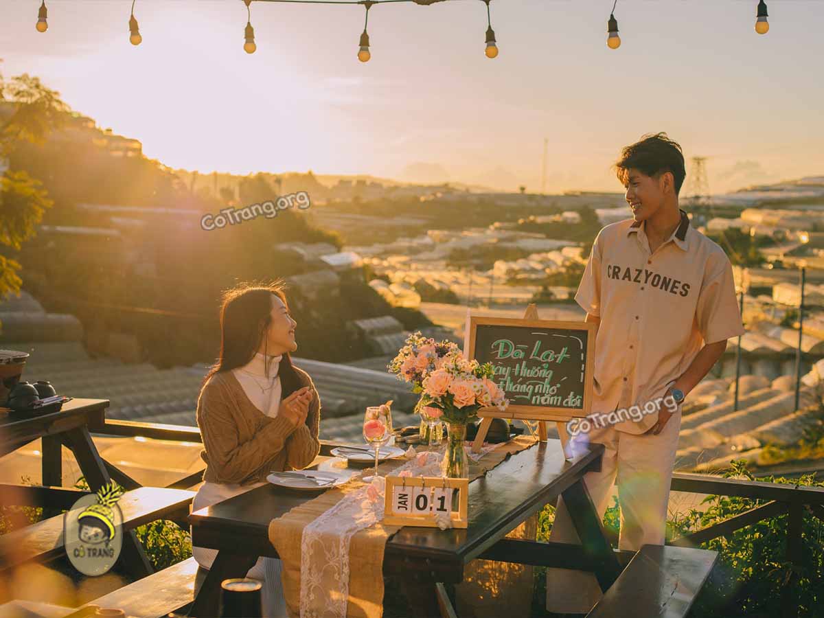 Góc Checkin tại Tiệm Nướng & Chill Xóm Lèo Đà Lạt