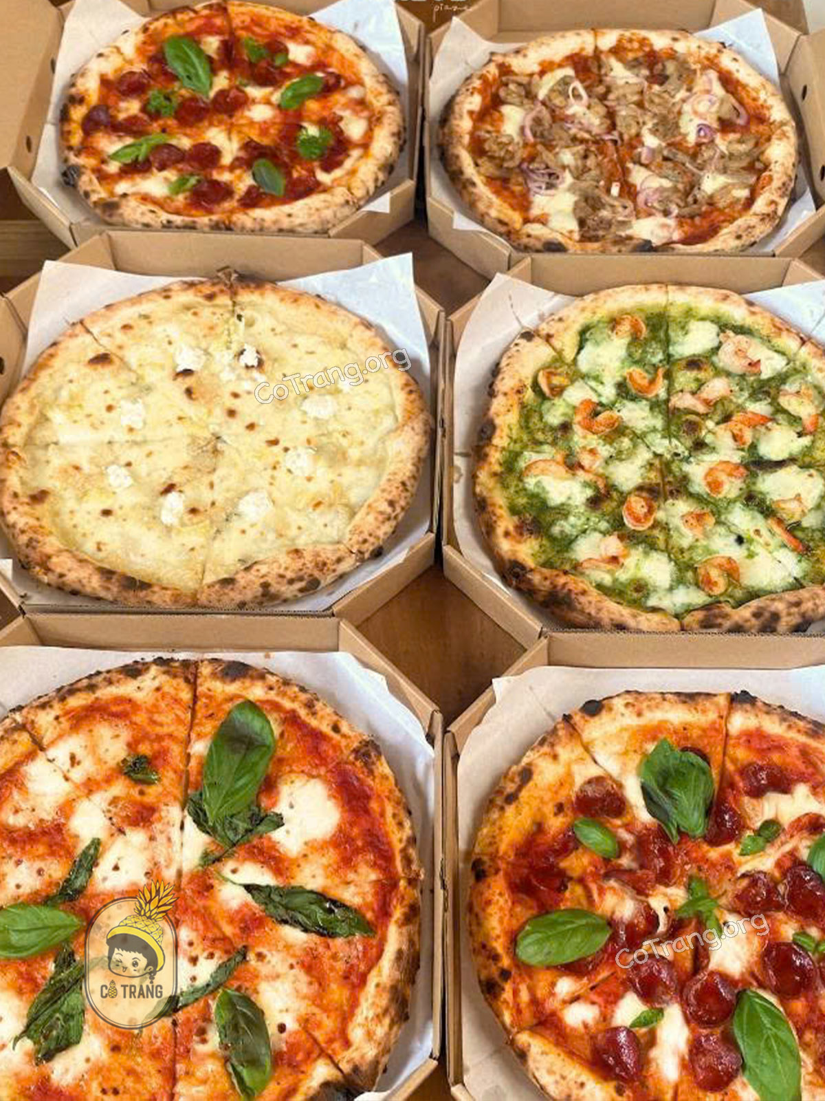 Menu và món ăn thực tế tại Muối Pizza
