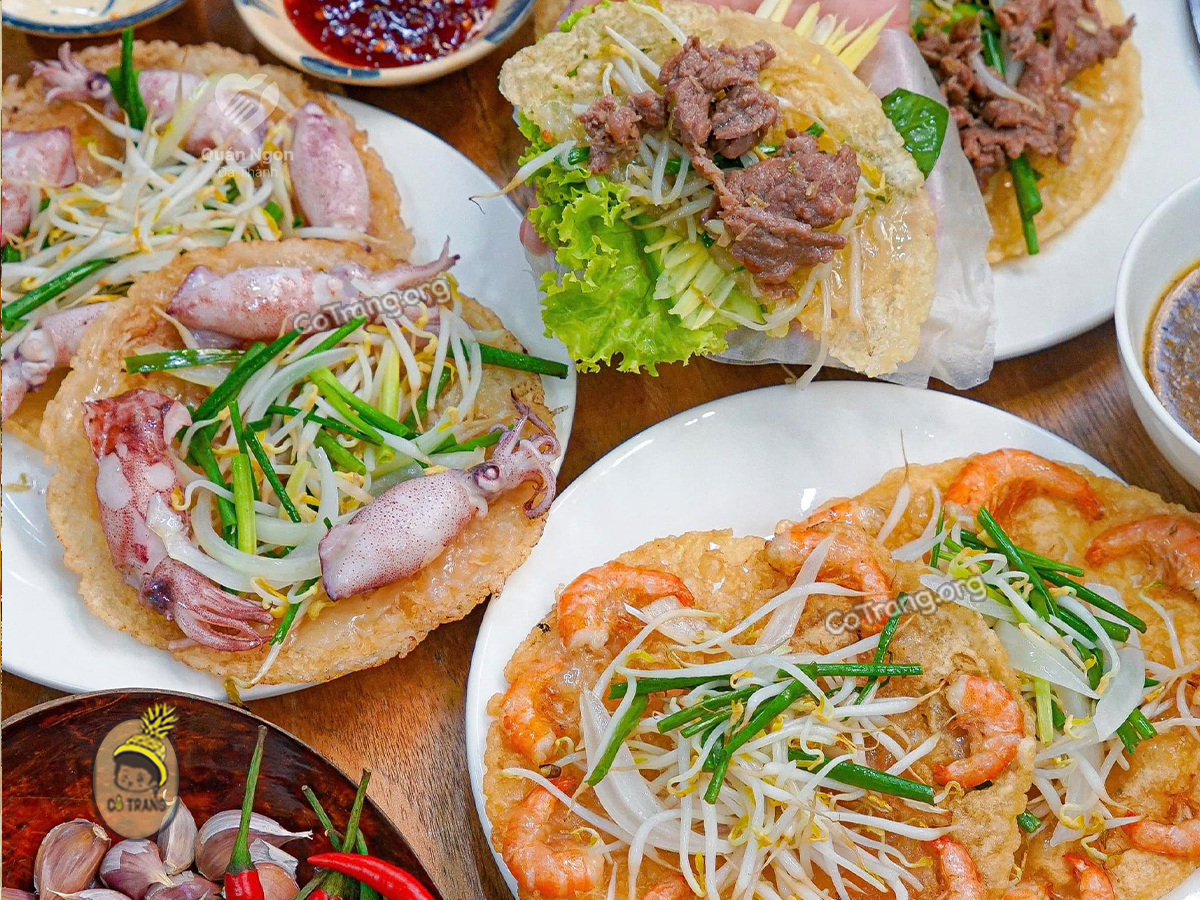 Hình ảnh thực tế Bánh Xèo Tôm Mực Nha Trang
