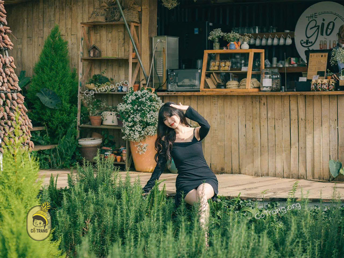 Không gian thực tế và góc check-in cưc sodeep tại Gió Đà Lạt The Coffee