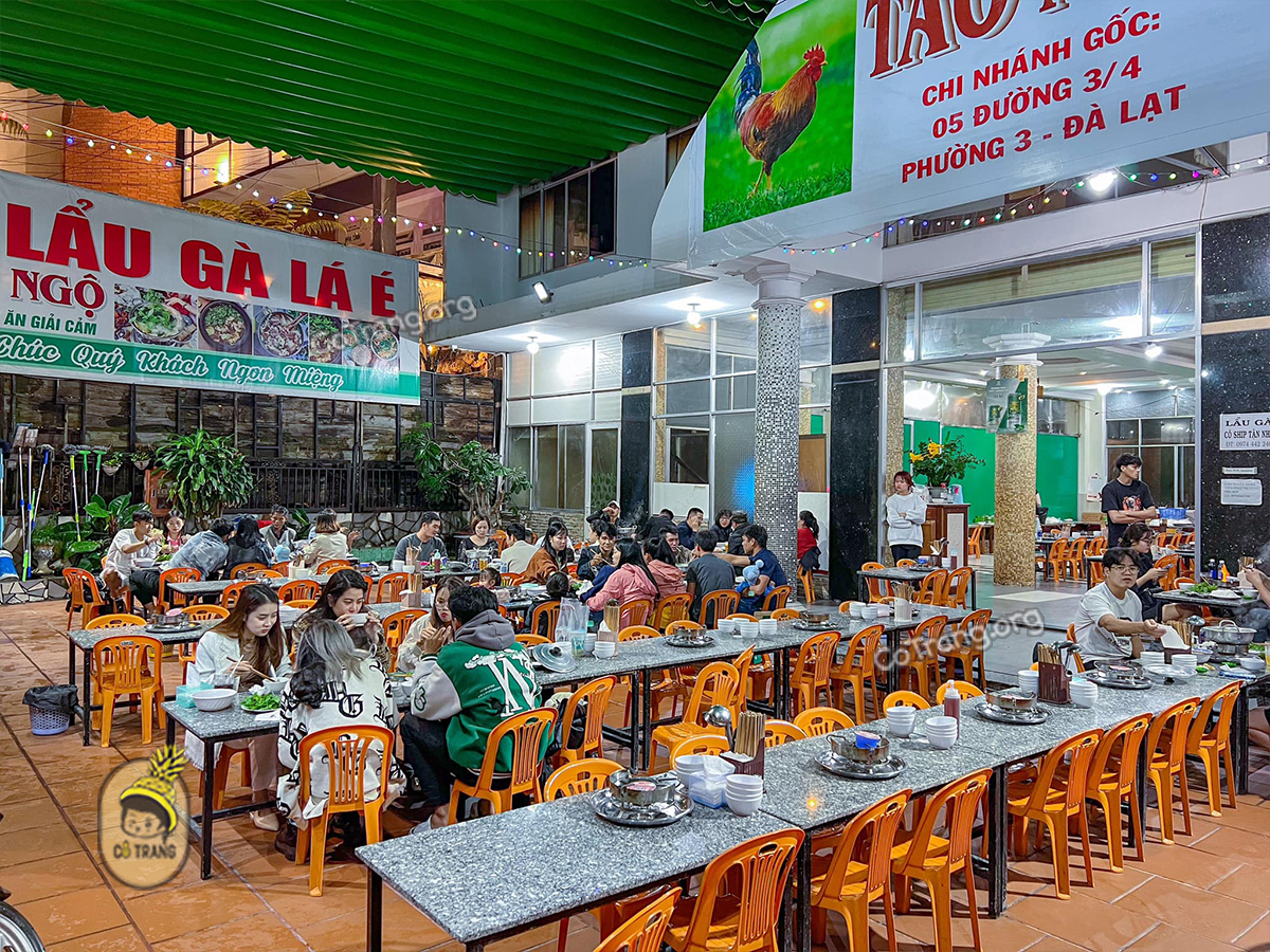 Một số địa điểm gợi ý thưởng thức Lẩu Gà Lá É Đà Lạt