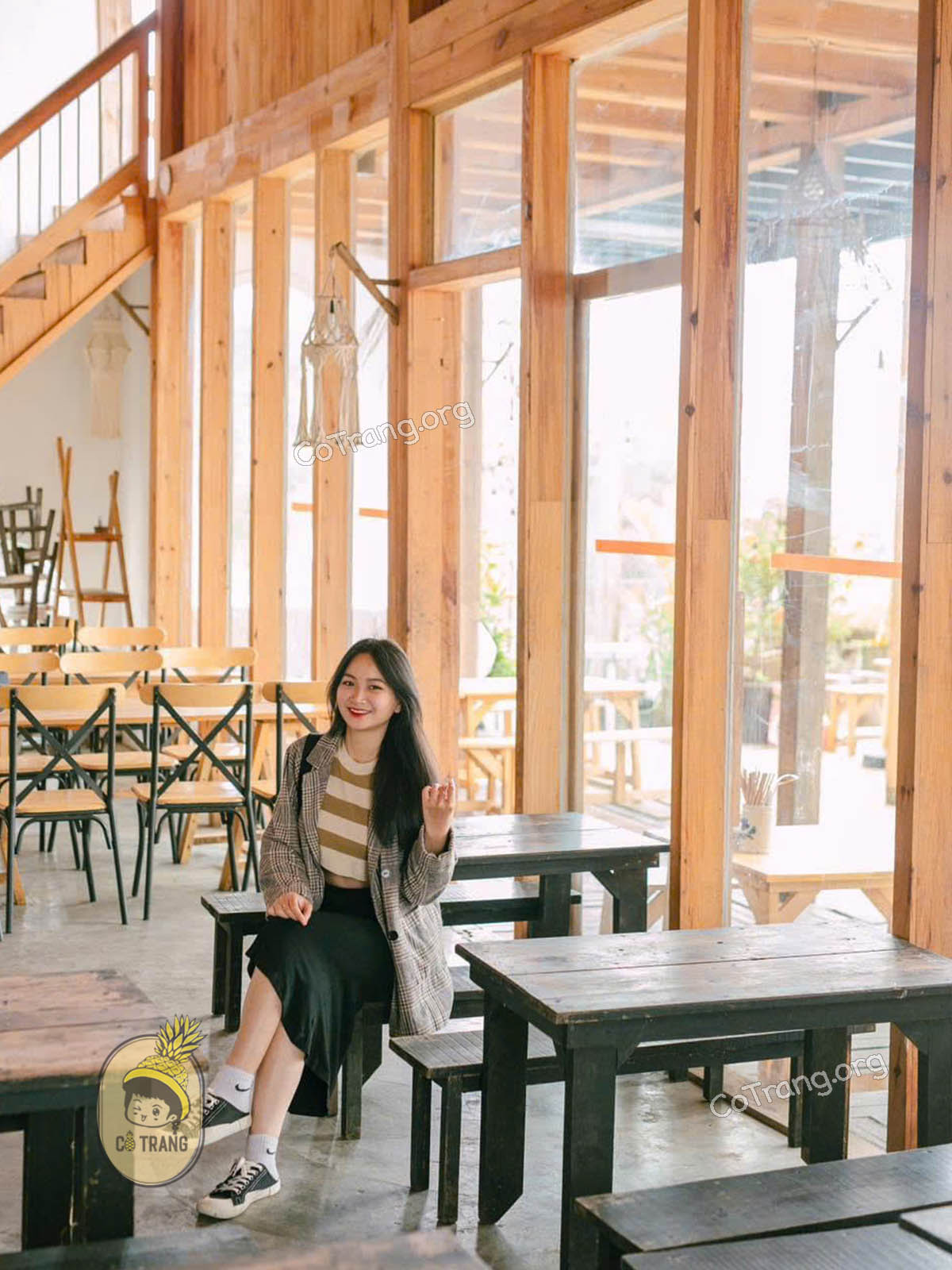 Không gian thực tế tại Dưới Tán Thông Đà Lạt 