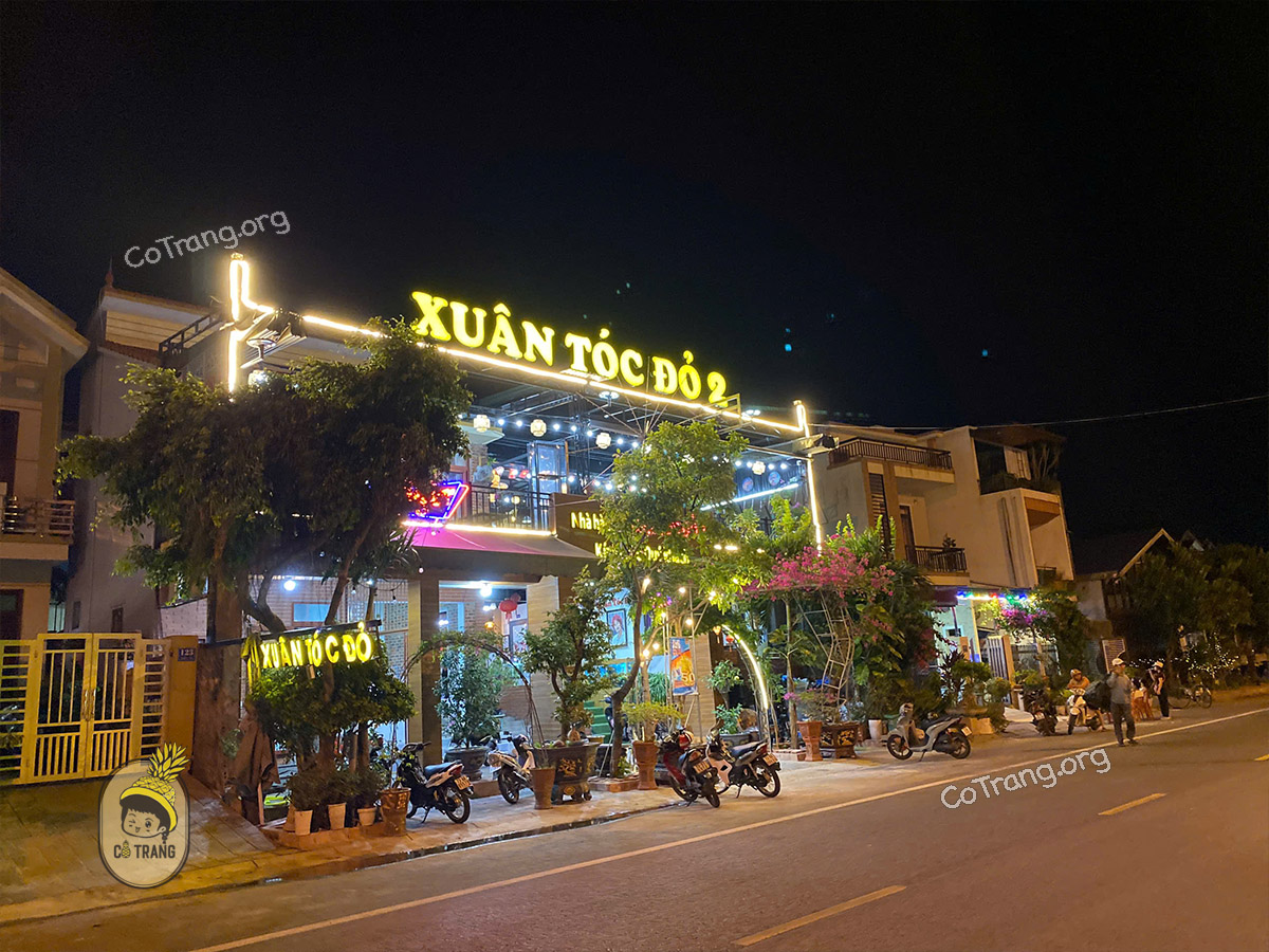 Không gian thực tế tại Nhà hàng Xuân Tóc Đỏ 2 - Đồng Hới