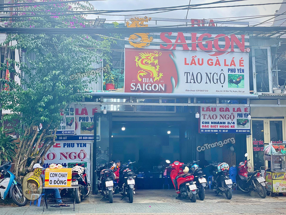 Một số địa điểm gợi ý thưởng thức Lẩu Gà Lá É Đà Lạt