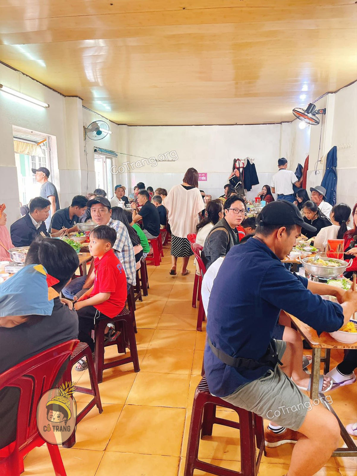 Không gian thực tế tại Quán Dìn Đà Lạt
