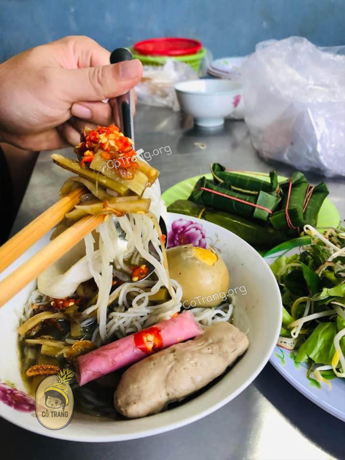 Hình ảnh thực tế Bún Cua Thối Gia Lai