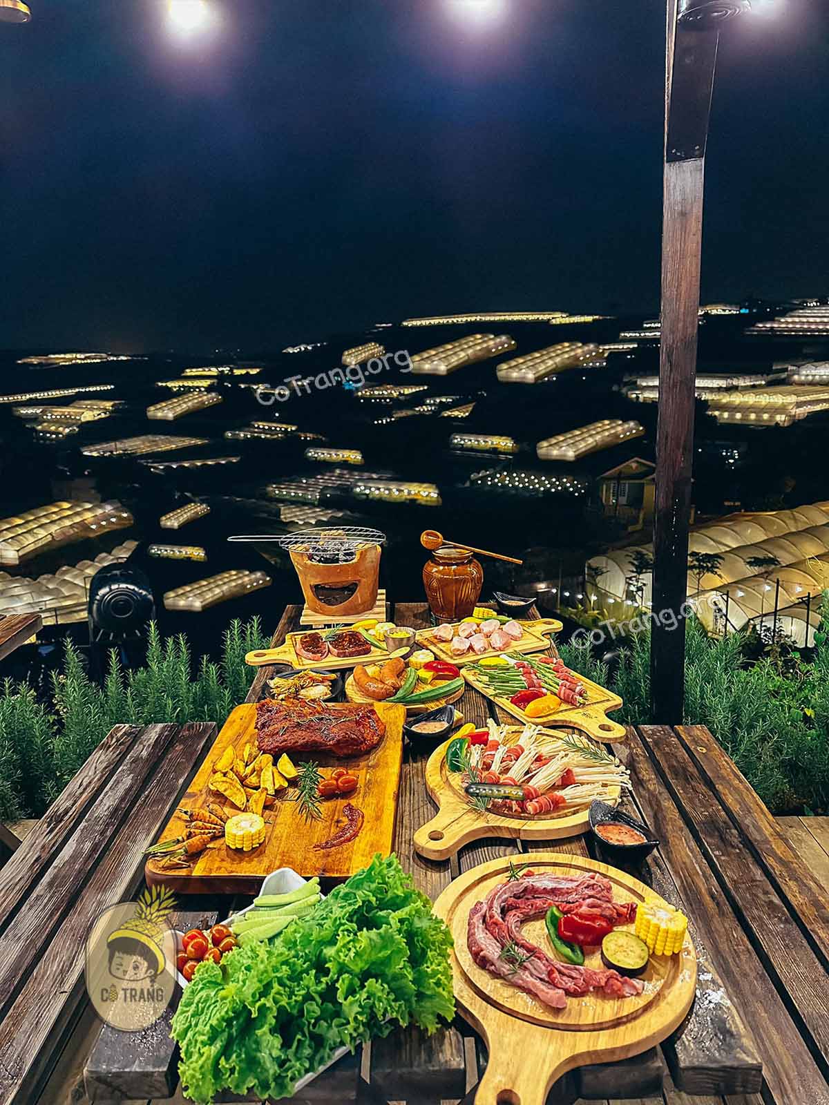 Menu thực đơn thực tế tại Thôn 330 Đà Lạt