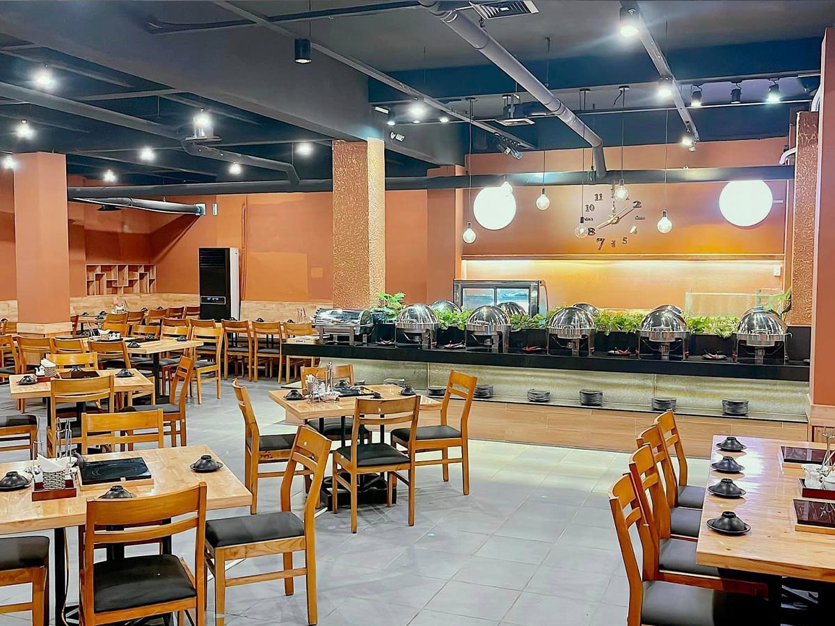 Không gian thực tế tại Vườn Tôm Shrimp Garden Nha Trang