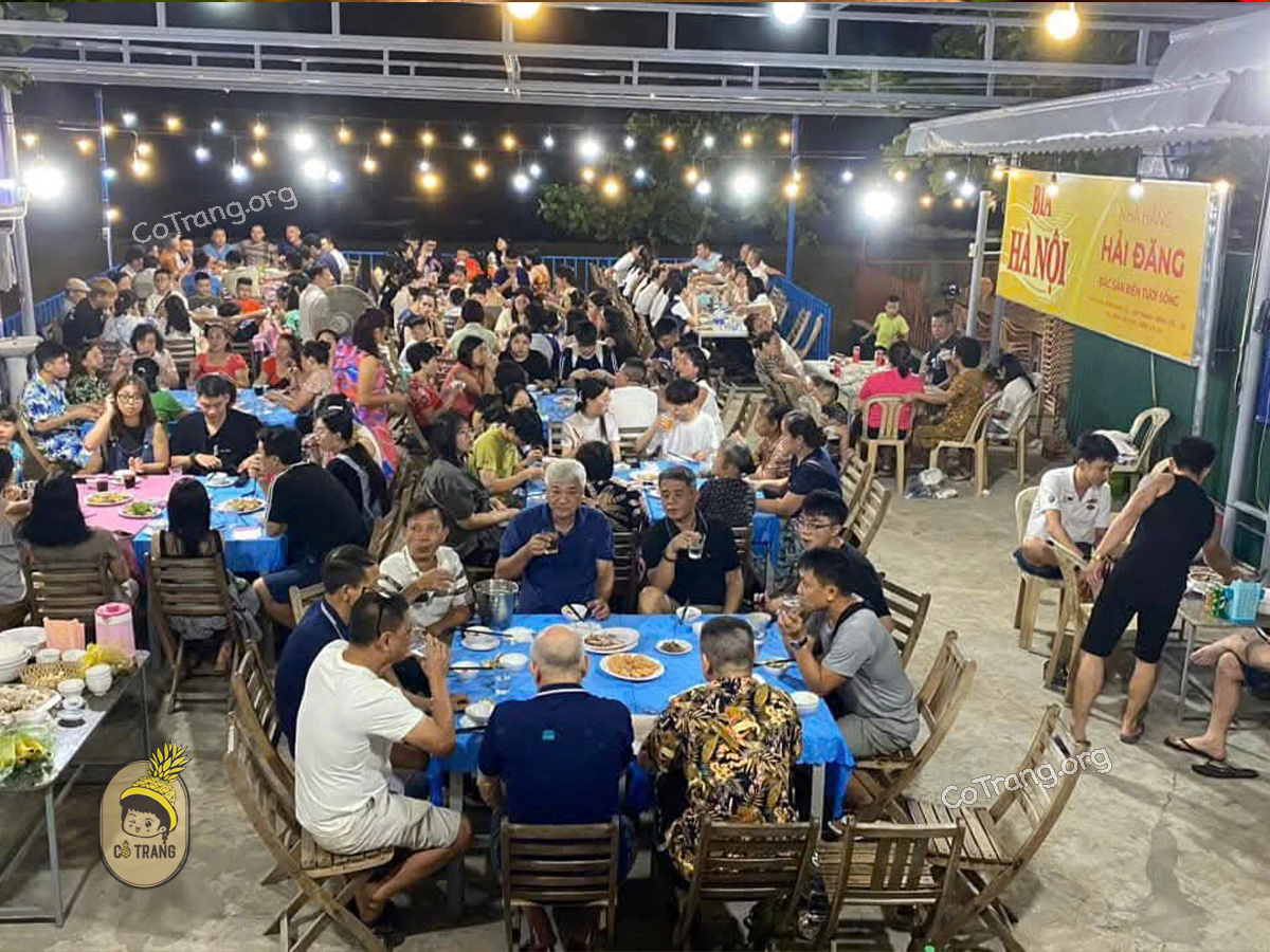 Quán Hải Đăng - Thưởng thức hải sản tươi sống ngon view biển Nhật Lệ, menu, review