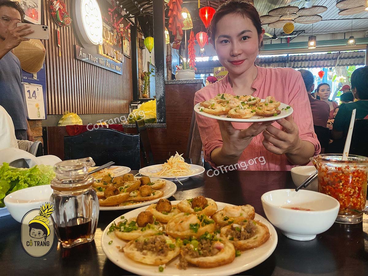 Menu thức ăn và đồ uống tại quán Bánh Khọt Cô Ba Vũng Tàu