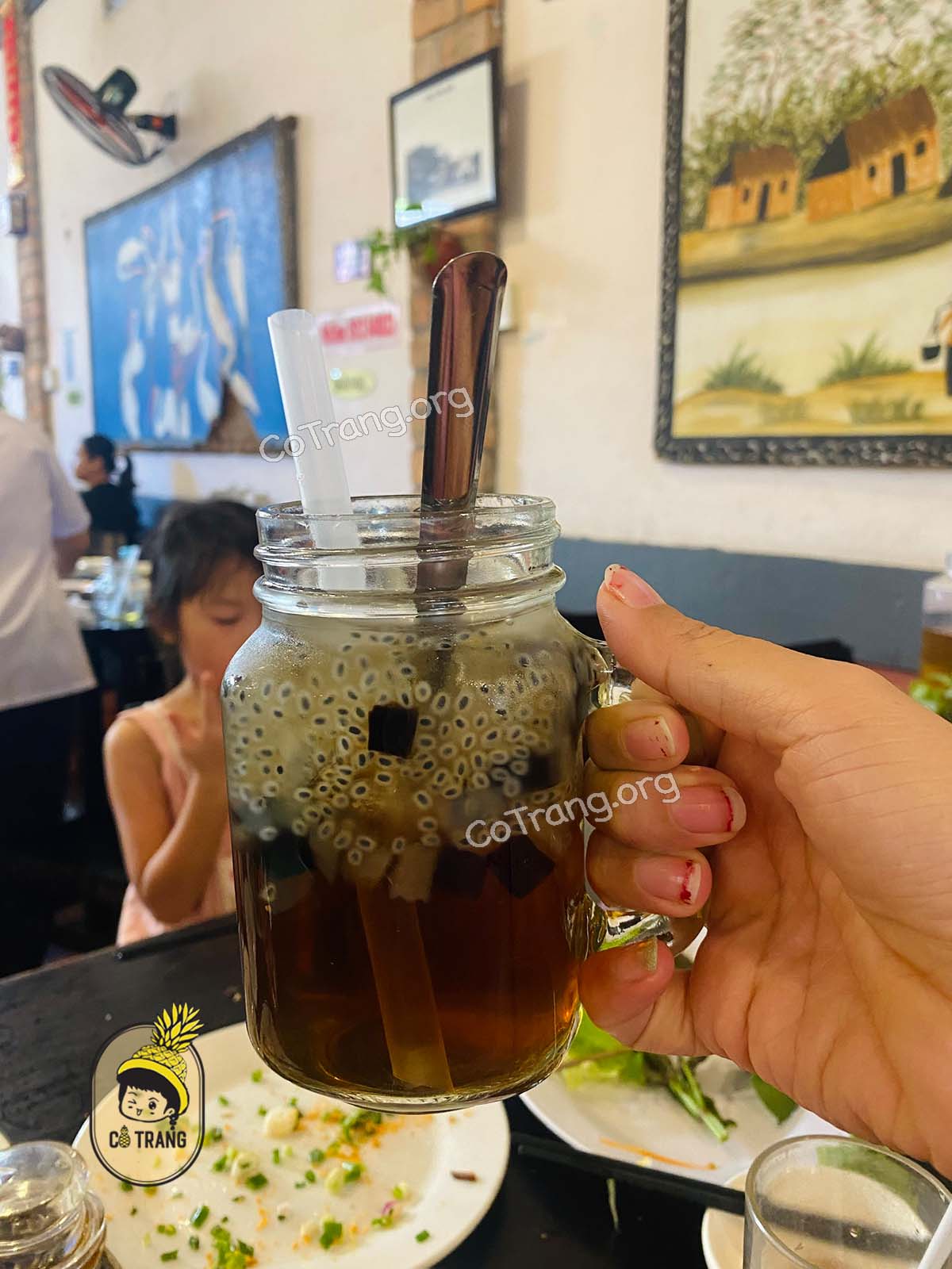 Menu thức ăn và đồ uống tại quán Bánh Khọt Cô Ba Vũng Tàu