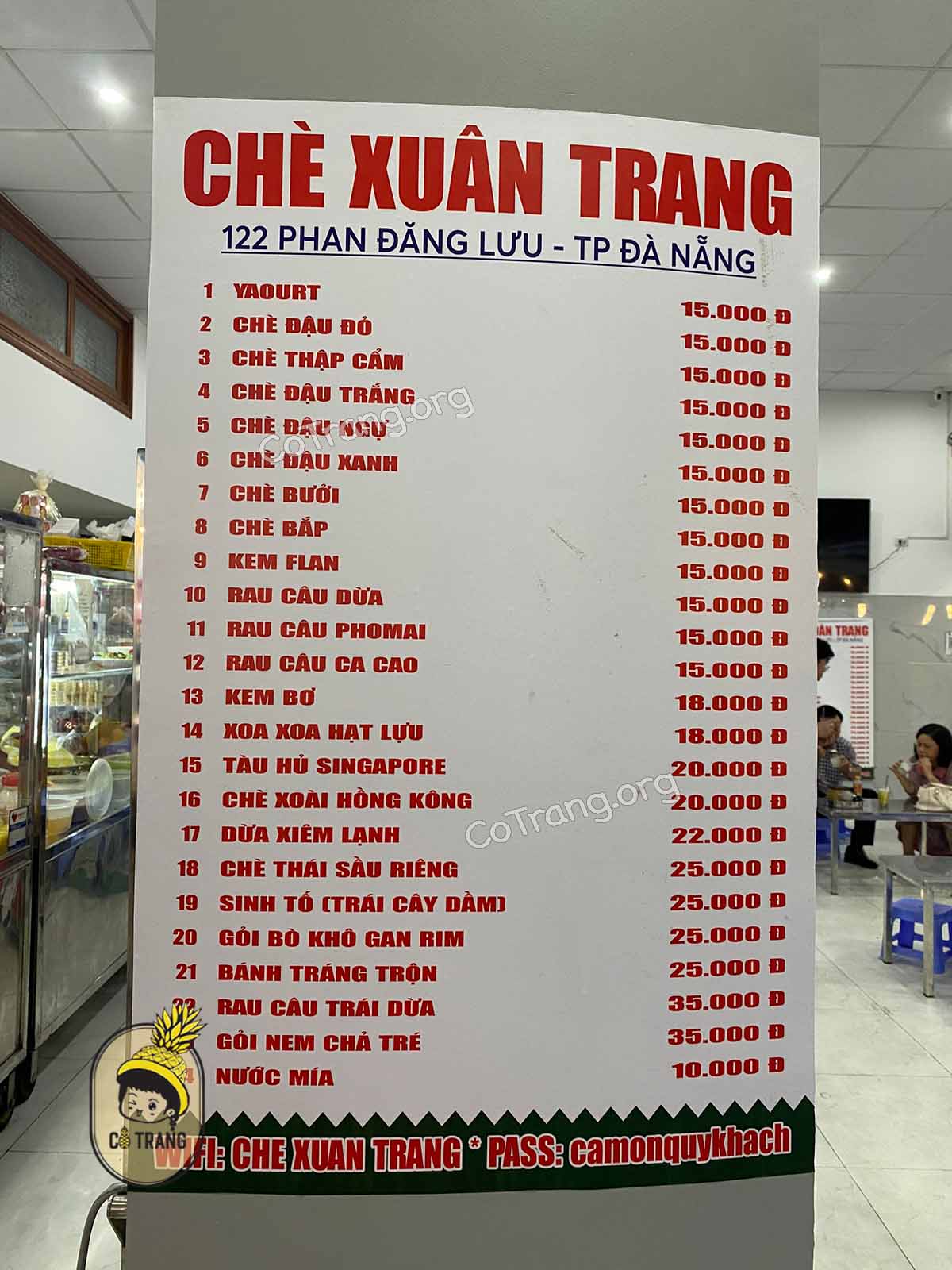 Chè Xuân Trang - 122 Phan Đăng Lưu, Đà Nẵng