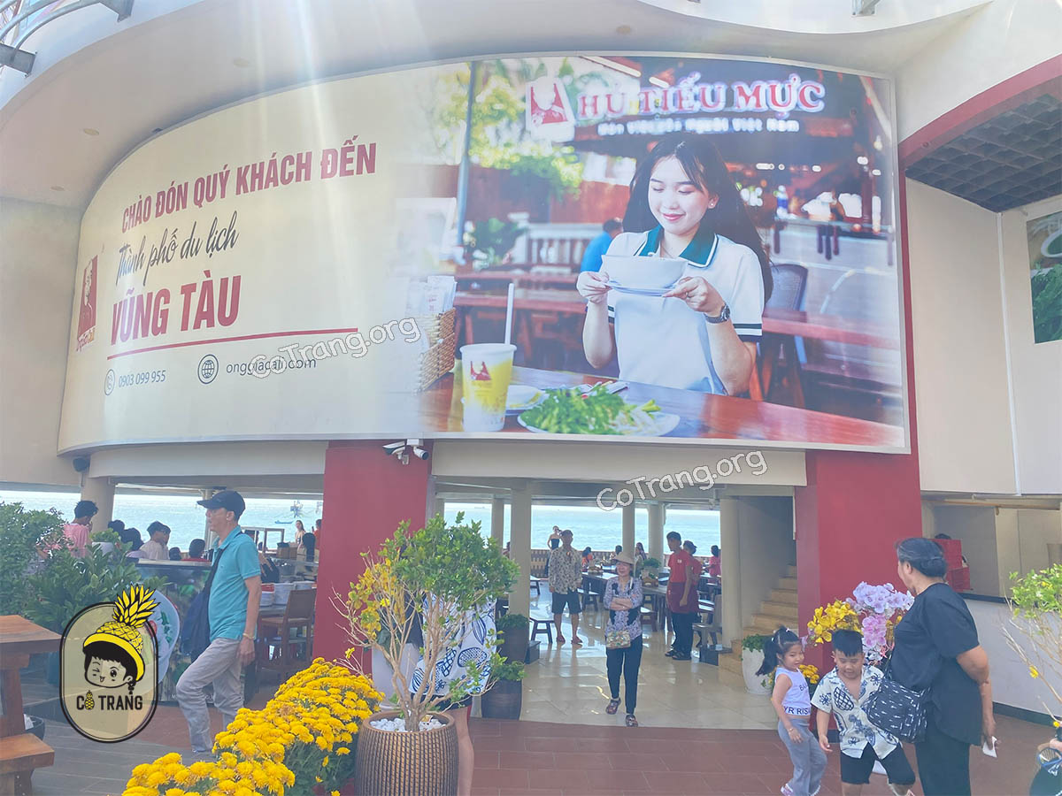 Không gian thực tế tại Hủ Tiếu Mực Ông Già Cali Vũng Tàu