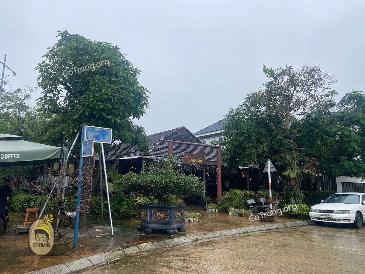Không gian thực tế tại Cafe Lão Gia Quảng Ngãi 