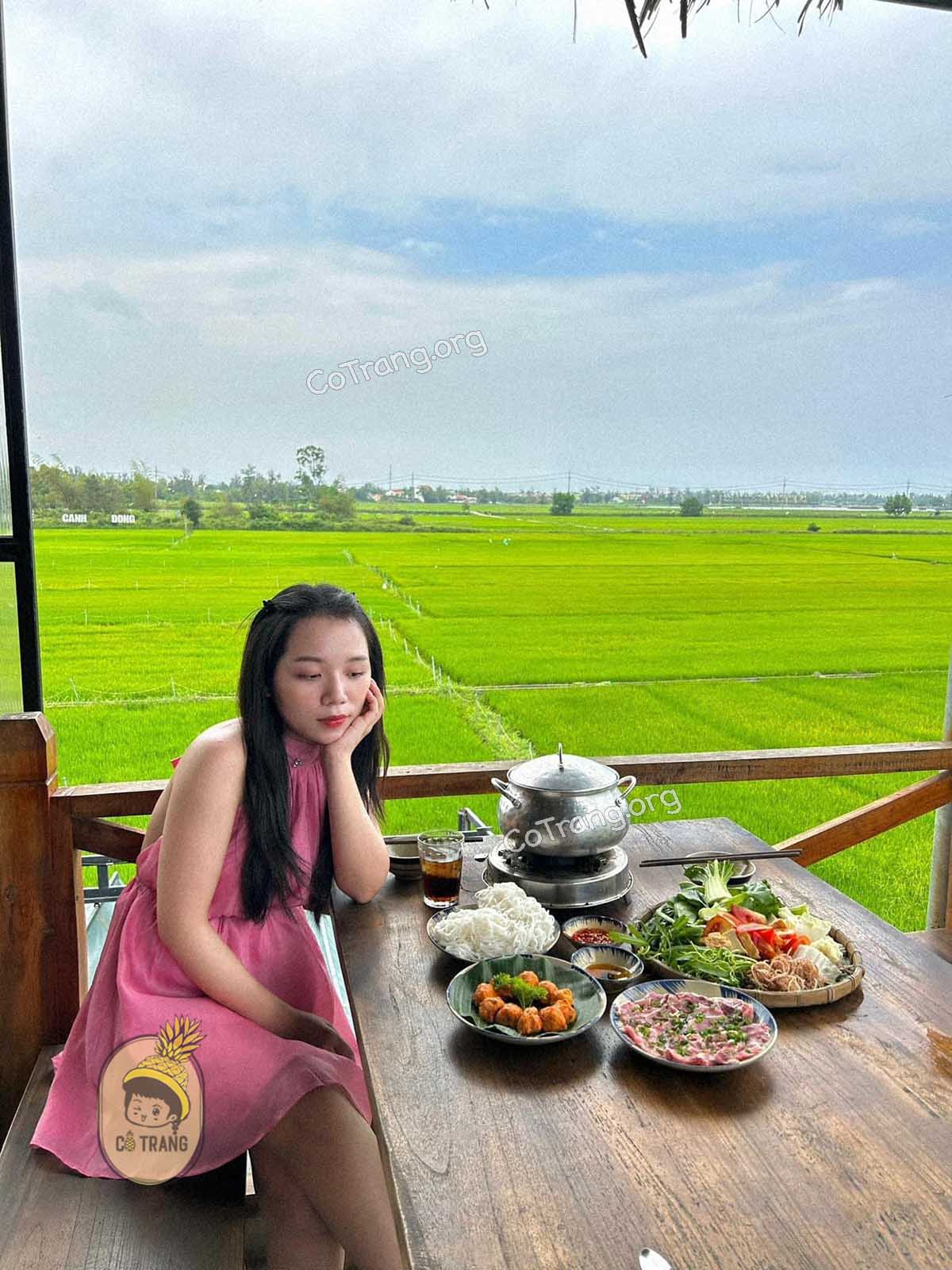 Không gian thực tế tại The Canh Dong Hoi An