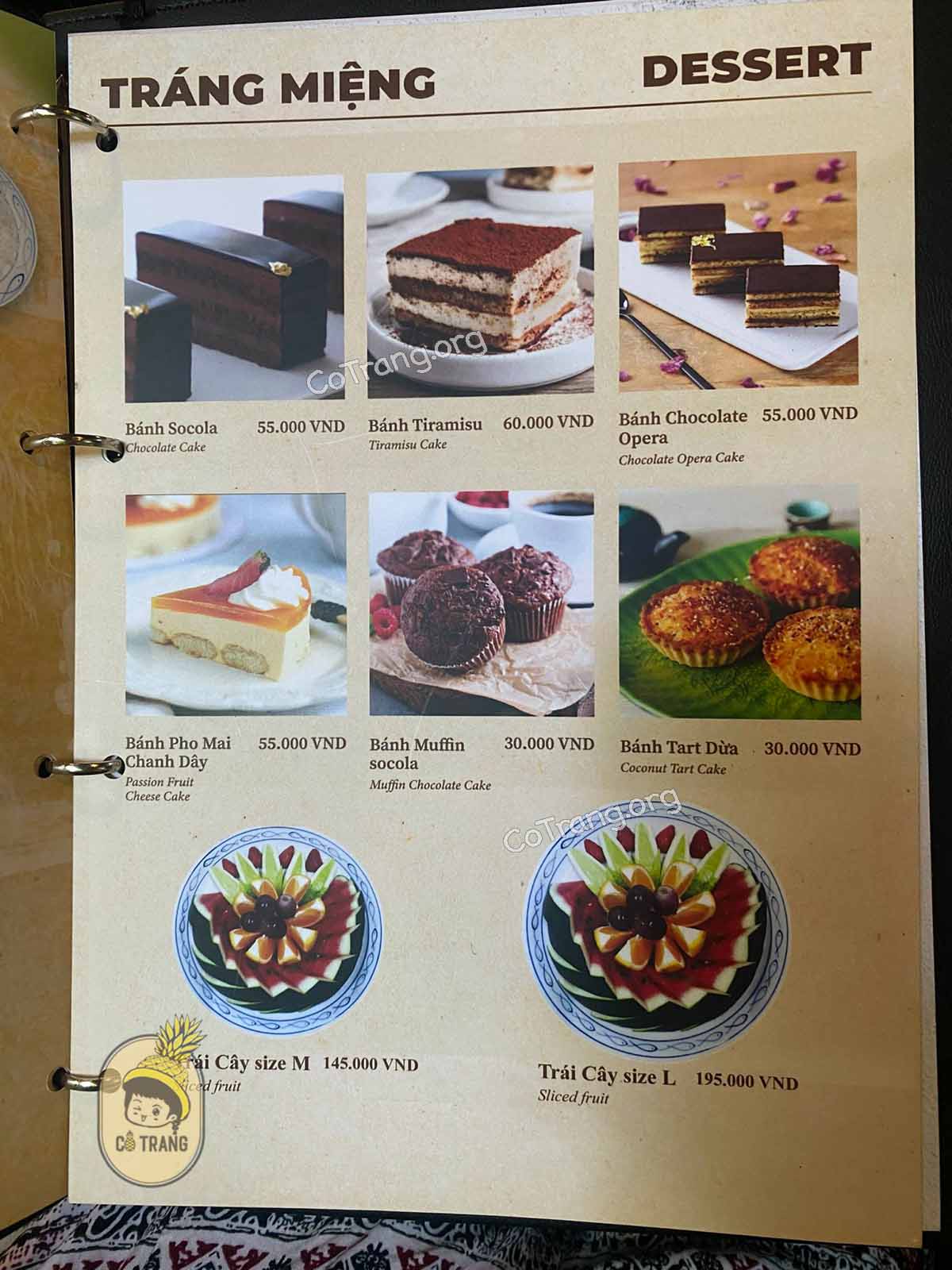 Menu thức ăn tại Nhà Hàng Thị Ngon Thị Hoa Đà Nẵng